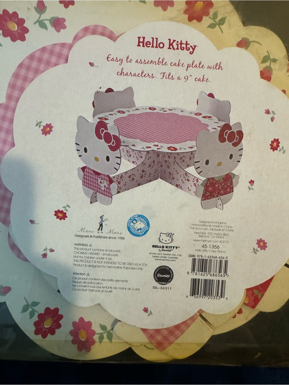 Hello Kitty x Meri Meri Cake Stand - Floral Pastel